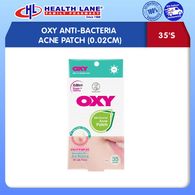 OXY ANTI-BACTERIA JERAWAT PATCH 35'S (0.02CM)